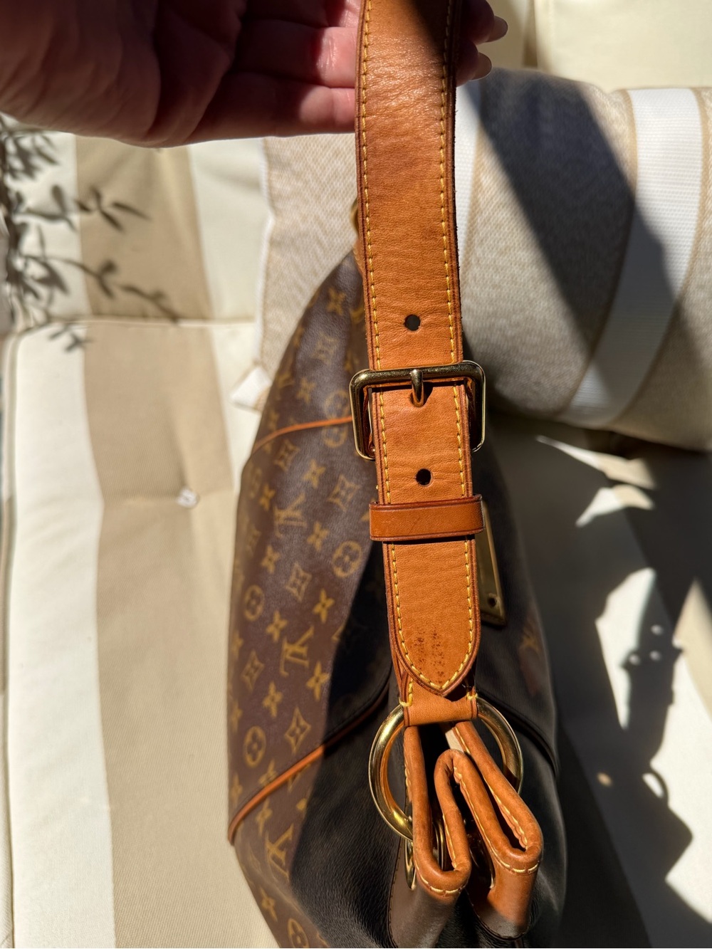 Louis Vuitton Galliera PM Classic Monogram Hobo Shoulder Hand Bag AUTHENTIC! - Picture 6 of 16